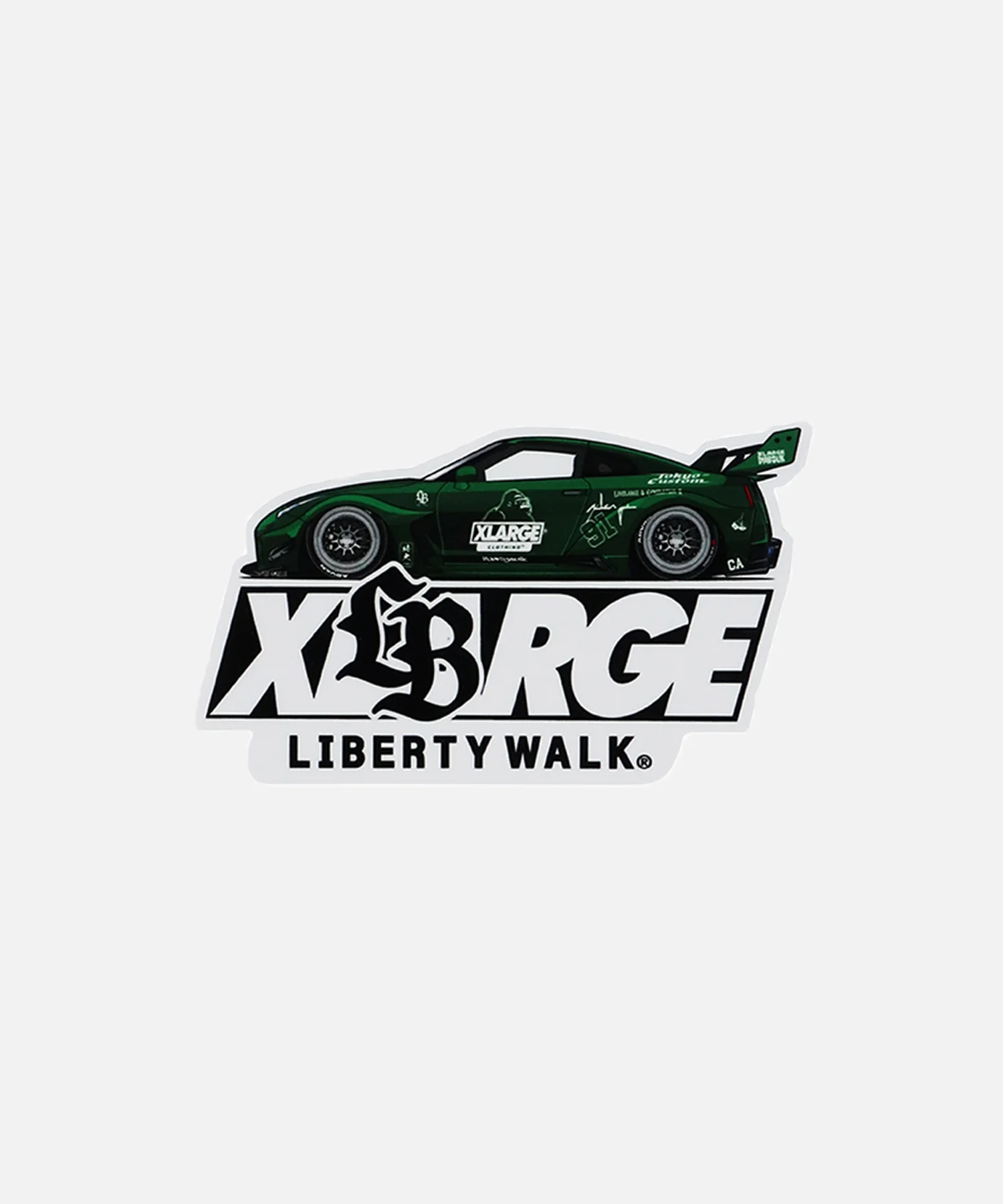LIBERTY WALK x XLARGE STICKER GTR - Image 2