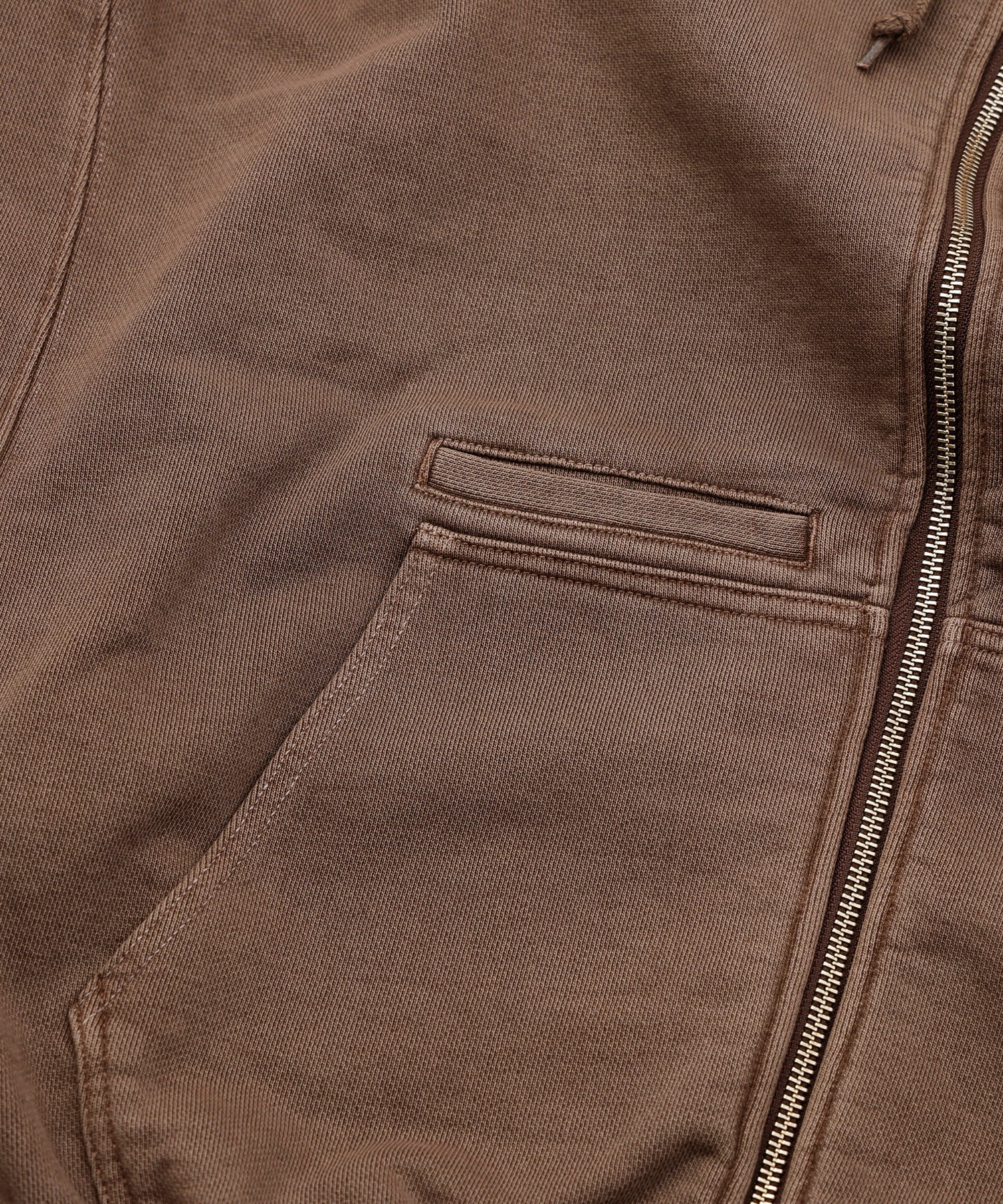 PIGMENT DYED WORK ZIP HOODED SWEATSHIRT - Image 10