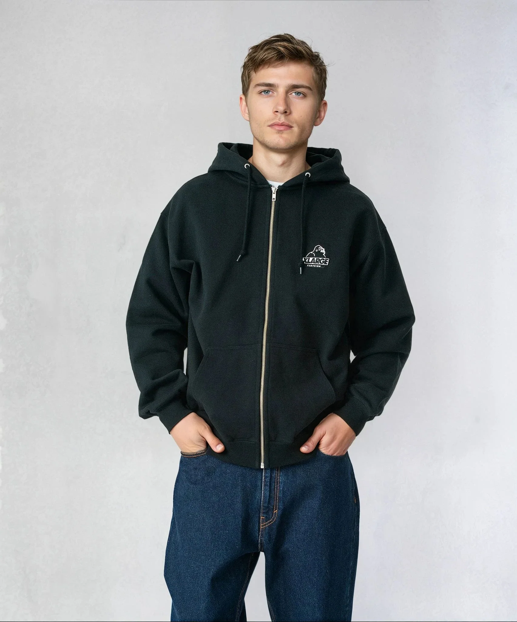 SLANTED OG ZIP HOODED SWEATSHIRT - Image 2